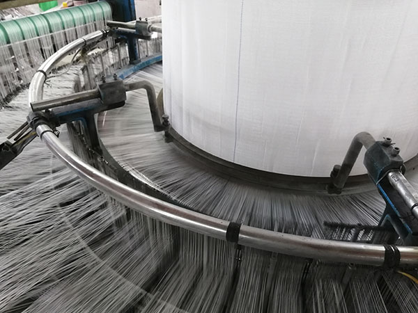 Application of circular weaving machine